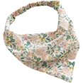 thumbnail image 1 of Bufanda elástica Floral para el pelo, diadema para mujer, pañuelos triangulares, bufanda, diadema con estampado Floral, bufandas para el cabello, turbante, 1 of 2