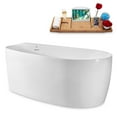 thumbnail image 2 of 59" Streamline N2080WH Freestanding Tub and Tray With Internal Drain, 2 of 8
