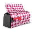 thumbnail image 3 of KLL Plaid Heart Pattern Mailbox Covers,Magnetic Mailbox Waterproof Post Box Cover Post Letter Box Cover Decorations Standard Size-25.5x21 in, 3 of 8