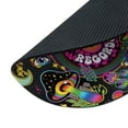 thumbnail image 3 of WIRESTER 7.88 in Round Mouse Pad with Non-Slip Rubber Base for Computers, Laptop, Office & Home - Rainbow Mushrooms High Records, 3 of 5