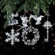 thumbnail image 1 of Productos Adornos para árboles de Navidad de Hong Kong Heng Accesorios Adornos colgantes de copos de nieve de ángel de alce de acrílico transparente para Navidad, 1 of 5
