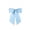 Blue, variant on HCBY Wedding Satin Bow Ribbon, 13.77x9.84 Inch Pre-Tied Bouquet Accessory, Elegant Floral Decoration, for Bridal Flowers and Home Arrangements