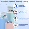 thumbnail image 3 of 3 Paires de Bouchons d'Oreilles Étanches pour Adultes, Bouchons d'Oreilles en Silicone Réutilisables, Protection des Oreilles pour Surf, Plongée, Piscine, 3 of 5