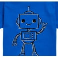 thumbnail image 3 of Instant Message - Robot Sketch - Toddler And Youth Short Sleeve Graphic T-Shirt, 3 of 6
