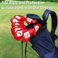thumbnail image 7 of FINGER TEN Golf Iron Head Covers Value 8/11/12 Piece Set, Synthetic Leather Deluxe Club Headcover, Universal Fit Main Iron Clubs Gift Set, 7 of 7
