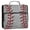 Baseball Leather, variant on 3 Ring Zipper Binder Cat Pizza Spaces Galaxy with Strap 2 inch 500 Sheet Capacity File Folder Storage Organizer