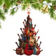 thumbnail image 4 of Ornamento Guitarra en Miniatura Suministros Navidad 2024, 4 of 8
