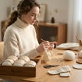 thumbnail image 5 of Hand Knitting Yarn with Merino Wool, Soft Premium Weaving Yarn for Knitting Needles Crochet Hooks, for Sweaters Scarves Blankets DIY Crafts Projects, 5 of 6
