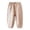 Khaki, variant on Toddler Solid Pants Loose Casual Summer Bottoms Elastic Waist 1-10 Y
