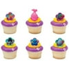 Dreamworks Trolls Licenced Cupcake Rings 24 Count
