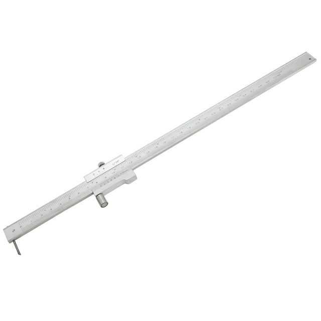 Regla De Trazado Paralela, Calibrador Vernier, Aguja De Carburo, Unidades Métricas En Pulgadas, Escalas Transparentes De 0-300 Mm Para Medir El Diámetro Exterior