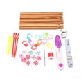 thumbnail image 3 of Juego de Ganchillo de bambú, Tubo de Ganchillo Circular de bambú, Aguja de Coser, Juego de Herramientas de Tejer de Madera con Organizador, Kit de Tejer para Principiantes, 3 of 14