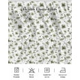 thumbnail image 5 of Sage Green Spring Floral Wrap Around Bed Skirts for Queen Bed 16" Drop,Bed Skirt with Adjustable Elastic Belt Dust Ruffle Bed Valance for Bedroom Hotel Luxury Summer Botanical Elegant Bed Frame Cover, 5 of 7