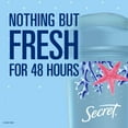 thumbnail image 3 of Secret Fresh Clear Gel Antiperspirant and Deodorant for Women, Oceanside, 2.6 oz, 3 of 11