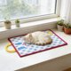 thumbnail image 5 of Alfombrilla refrescante para mascotas de verano, almohadilla refrescante para gatos y perros, colchoneta para dormir Cool Castle, colchoneta cómoda y suave para mascotas, cama de verano para mascotas, 5 of 6