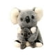 thumbnail image 3 of Koala de peluche, juguete coleccionable, cómodo y acogedor para decorar el hogar. gris, 3 of 9