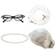 thumbnail image 2 of Peluca Disfraz de anciana Sunnimix para mujer Cosplay vestido fiesta Estilo A, 2 of 8