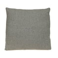 thumbnail image 2 of Nassau Collection Textured Woven Knitted Throw Pillow - 20" - Beige and Gray, 2 of 6