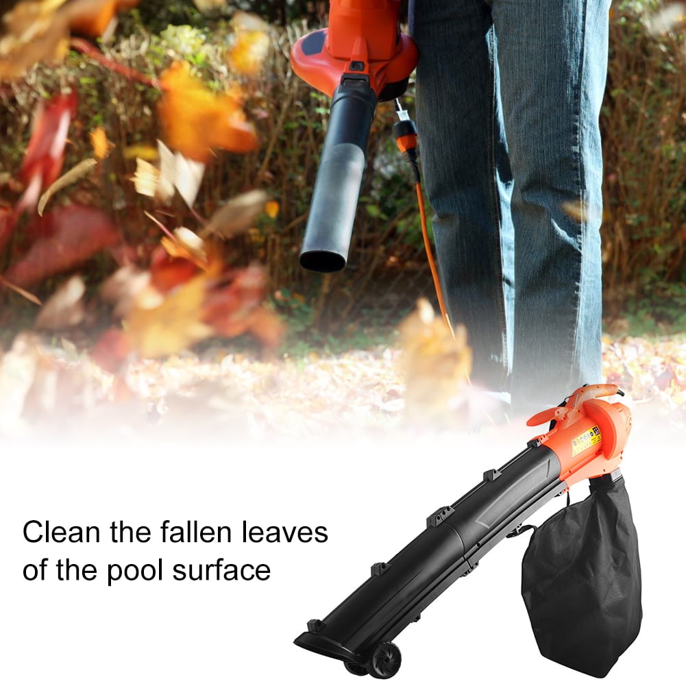 Electric Leaf Blower Great Power Blow Suck Dual Uses Leaf Vacuum
