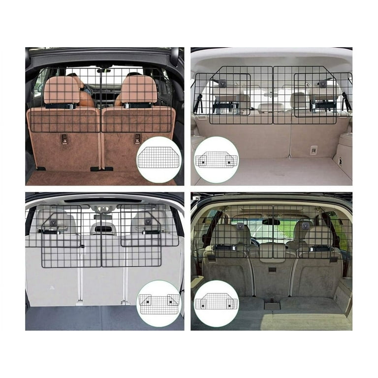MPM Adjustable Dog Car Barrier Heavy Duty Wire Mesh Universal Fit for Vehicles Walmart