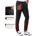 thumbnail image 6 of 33,000ft Men's Waterproof Cycling Pants, Windproof Breathable Athletic Mountain Bike Pants Running Hiking Sweatpants Sports, 6 of 7