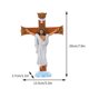 thumbnail image 3 of Figura de conejo de Pascua | Decoración de pared de resina artesanal | Adorno para el hogar de 20 x 2,7 x 13,5 cm para escritorio, sala de estar o estudio | Regalo de arte de estilo europeo, 3 of 9