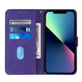 thumbnail image 4 of Nalacover For iPhone 14 Pro Max Card Slot Case,Shockproof Premium PU Leather Magnetic Clasp Flip Stand Wallet for Women Men Cover with Removable Adjustable Crossbody Shoulder Strap,Purple, 4 of 11