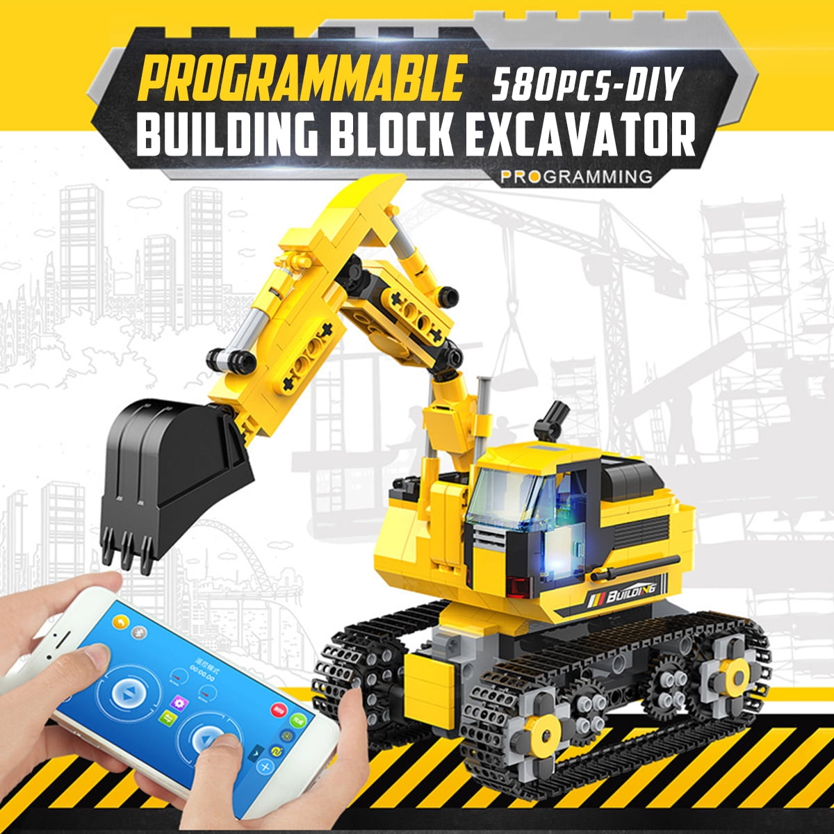 Science Projects Kits Building Excavator Sets for Kids Building Excavator Sets 