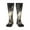 3 Black, variant on Graceful Snow Leopard Print Compression Socks for Both Men And Women for Running, Travel, Flight, Nurse