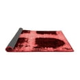 thumbnail image 2 of Ahgly Company Indoor Round Abstract Red Modern Area Rugs, 8' Round, 2 of 4