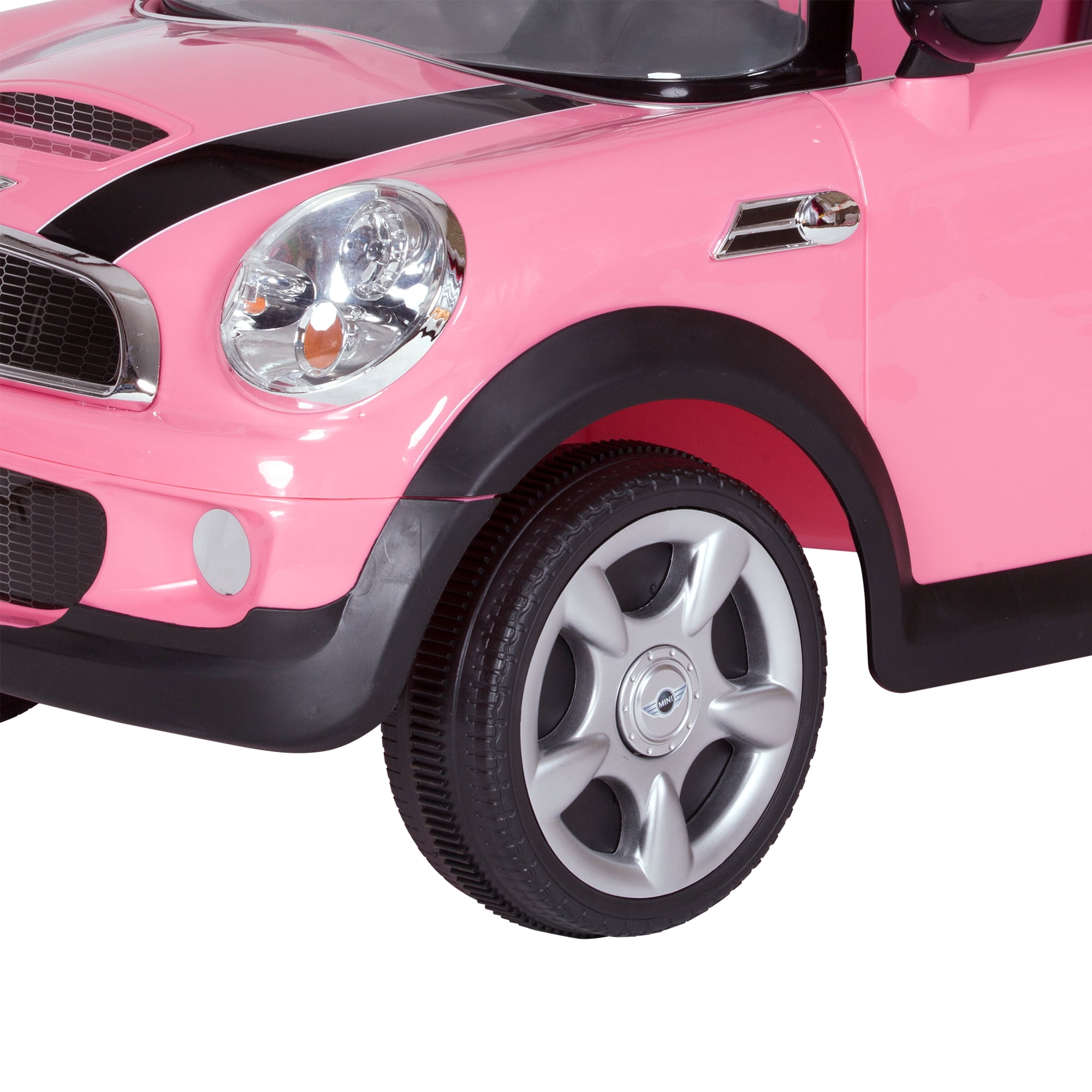 pink mini cooper ride on