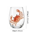 thumbnail image 2 of Clearance! POSORJU Artisanal Glassware, Ocean Animal Artisan Glassware Collection, Artistic Drinking Glass, Coastal Home Decor Gift for Ocean Lovers (), 2 of 6