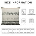 thumbnail image 5 of COMIO  Throw Pillow Covers Pattern Black and White Geometric Dots Lines of Borders Decor Pillow Cases Home Decorative Square Pillowcases, 5 of 5