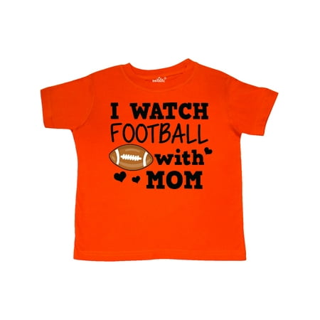 

Inktastic I Watch Football with My Mom Gift Toddler Boy Girl T-Shirt