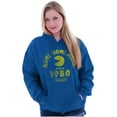 thumbnail image 4 of PACMAN 80s Arcade Game Nom Nom Unisex Plus Size Hoodie Brisco Brands 2X, 4 of 5
