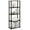 Amber Pine Black, variant on SONGMY Turn-N-Tube Storage Shelves, 4-Tier Toolless Book Shelf, Corner Shelf, Toolless Open Shelves, for Organization and Storage, Living Room, Garage, Home Office, Sage Green