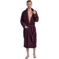 thumbnail image 1 of Men's Soft Plush Fleece Classic or Hooded Robe with Front Pockets, 1 of 7
