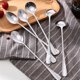 thumbnail image 5 of 12 cucharas de acero inoxidable con mango largo para té helado, café y helado., 5 of 6