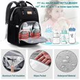 thumbnail image 3 of Mochila para pañales LexiRoman, grande, impermeable con almohadilla, 3 of 6