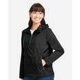 thumbnail image 2 of North End NE810W Women's Aura Lightweight Packable Anorak-BLACK/ CARBON-XS, 2 of 6