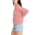 thumbnail image 3 of Hanes Women’s EcoSmart Cotton-Blend Fleece Crewneck Sweatshirt, 3 of 5