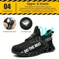 thumbnail image 6 of XQJ Steel Toe Shoes Men Women Lightweight Comfortable Work Shoe Anti-Puncture Safety Sneakers Steel Toe Work Safety Boots, 6 of 12