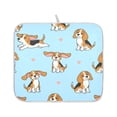 thumbnail image 2 of Heart King Charles Dog Pattern Drying Dish Mat Quick Drying Absorbent Soft Durable for Kitchen 16" x 18", 2 of 10