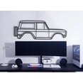 thumbnail image 4 of LaModaHome 1975 Bronco Metal Silhouette Wall Art, 4 of 5