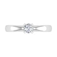 thumbnail image 3 of 1/3 Carat 4-Prong Set Diamond Engagement Ring in 14K White Gold (Ring Size 7.75) (I1-I2 Clarity), 3 of 5