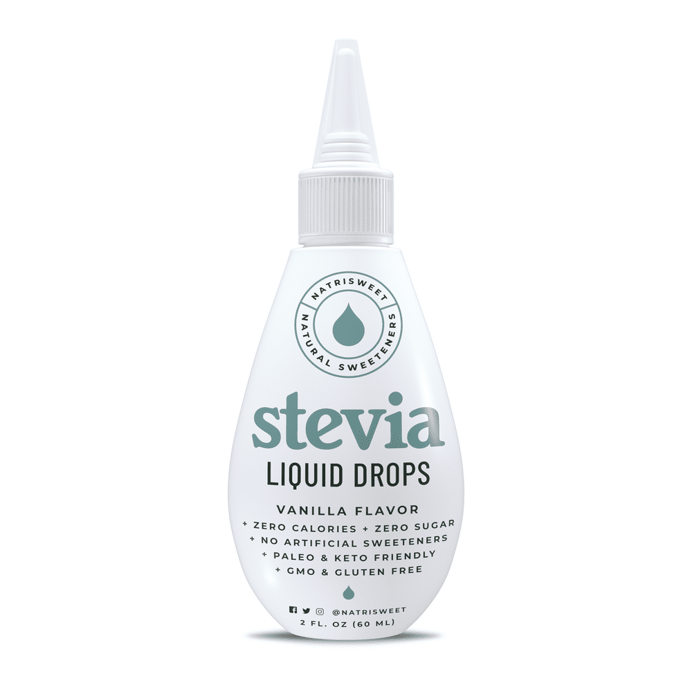 NatriSweet Vanilla Stevia Liquid Drops, Natural Sweetener, Flavored 2
