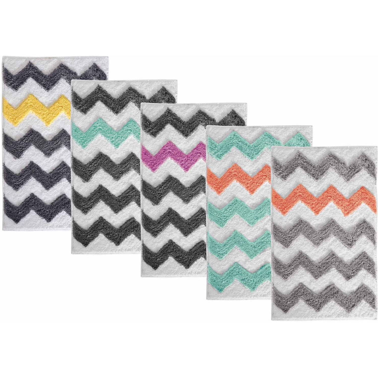 Interdesign Microfiber Chevron Bathroom Shower Rug 34 X 21 Interdesign Microfiber Chevron Bathroom