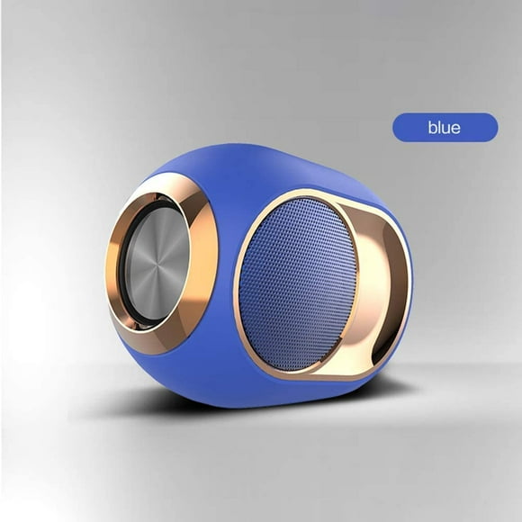 Wireless Bluetooth Speaker Powerful 5 Watt Wireless 360 ° Sound Bluetooth Speakers V5.0 with Waterproof Shockproof Microphone and Pure Bass (blue)