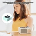 thumbnail image 4 of Thinsony Turntable Universal Multicolor Wireless Speaker Stereo Sound Box Charging Record Player Home Studio Desktop Hotel Shop Green, 4 of 9