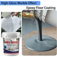 thumbnail image 6 of Epoxy Colored Sand Floor Paint,Textured Color Sand Finish,Decorative High Gloss Effect Water Based Colored,Indoor and Outdoor Surfa for Refinishing Concrete,Tile,Countertop,Taphthalic Blue-0.5KG, 6 of 10